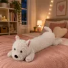 LEAN TOYS West Highland cane di peluche bianco 60 cm