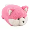 LEAN TOYS volpe di peluche, pelo morbido rosa, 16 cm