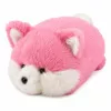 LEAN TOYS volpe di peluche, pelo morbido rosa, 16 cm