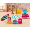 LEAN TOYS Set golf Meleks per bambole con cane set golf accessori per le vacanze