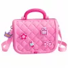 LEAN TOYS Set bellezza 2-in-1 portatile con custodia, specchio, cosmetici e accessori, rosa