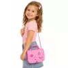 LEAN TOYS Set bellezza 2-in-1 portatile con custodia, specchio, cosmetici e accessori, rosa