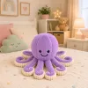 LEAN TOYS Polpo di peluche con tentacoli elastici lilla 50 cm