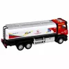 LEAN TOYS Autocisterna in metallo a frizione luci suoni rosso e bianco 1:40