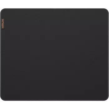 KRUX Space XL Tappetino gaming per mouse – sottotappeto da scrivania in tessuto microtessuto, 900x400x3 mm, base antiscivolo in gomma, nero