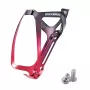 Rockbros RKL02 Portaborraccia per bici in alluminio - nero/rosso