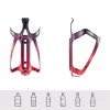 Rockbros RKL02 Portaborraccia per bici in alluminio - nero/rosso