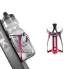 Rockbros RKL02 Portaborraccia per bici in alluminio - nero/rosso