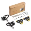 ROCKBROS RD9 Pedali da corsa SPD-SL in fibra di carbonio e lega di titanio - nero