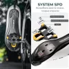ROCKBROS RD9 Pedali da corsa SPD-SL in fibra di carbonio e lega di titanio - nero