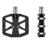Rockbros C525 Pedali a piattaforma per bici in fibra di carbonio - nero