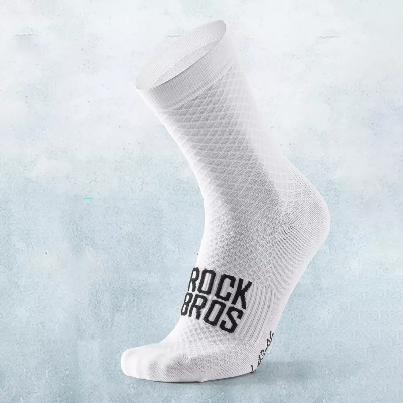 Rockbros ROAD TO SKY calze da ciclismo bianche EU 39-42