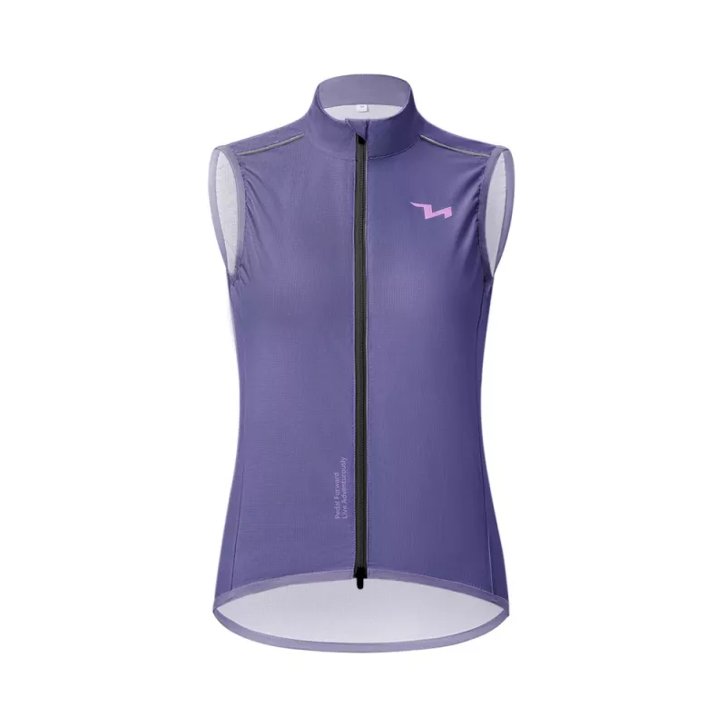 ROCKBROS gilet da ciclismo antivento donna MJ008 TVI viola taglia L