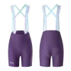 ROCKBROS salopette da ciclismo donna con fondello viola taglia S