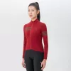 ROCKBROS maglia termica da ciclismo donna manica lunga YPW065 rossa taglia M