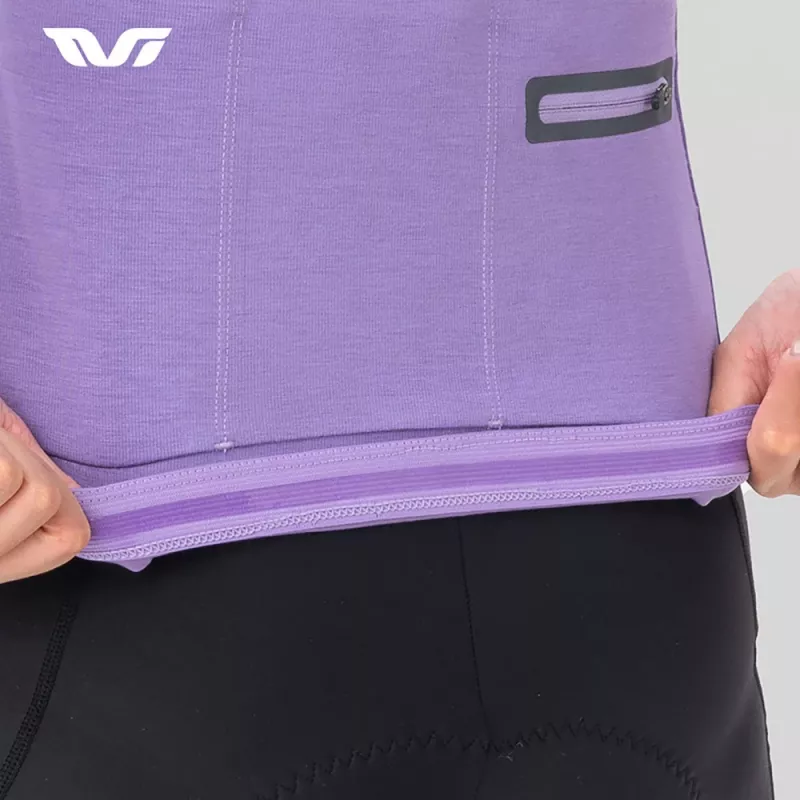 ROCKBROS maglia termica da ciclismo donna manica lunga YPW065 viola taglia M