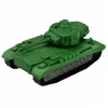 LEAN TOYS set militare soldati carro armato veicolo fucile 13 pezzi