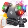 LIGHT4ME SID3 Luce moving head multi-effetto 4-in-1 con LED RGBW, laser RGB, UV e strobo