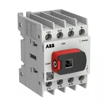 ABB OTOT63G1-4BSN2Plus interruttore sezionatore sotto carico, 63 A, taglia G1, 4 poli