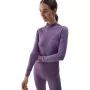 Set intimo termico senza cuciture donna 4F F156 lilla M/L