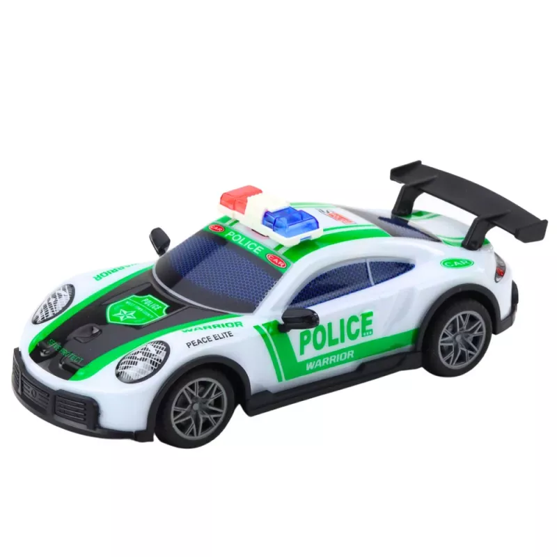 LEAN TOYS Auto sportiva RC drift della polizia con luci LED 1:22