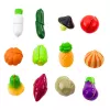 LEAN TOYS Set taglia verdure con tagliere e coltello, accessorio didattico per bambini