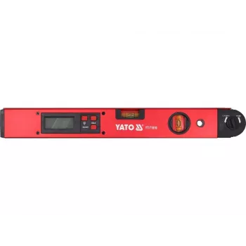 YATO Goniometro digitale elettronico 400mm con display LCD e funzione Hold