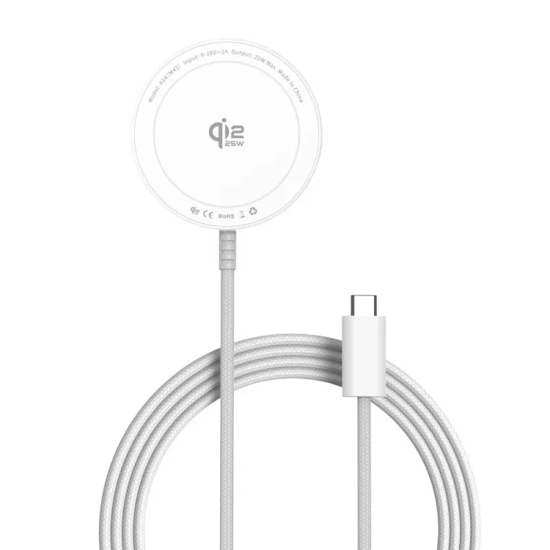 TECH-PROTECT A54 Caricabatterie wireless magnetico MagSafe 25W Qi2.2 Bianco