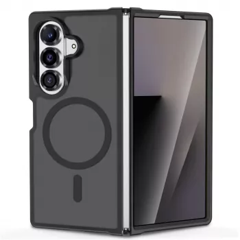 Tech-Protect Magmat Cover MagSafe per Samsung Galaxy Z Fold 7 / 8 Ultra Nero opaco
