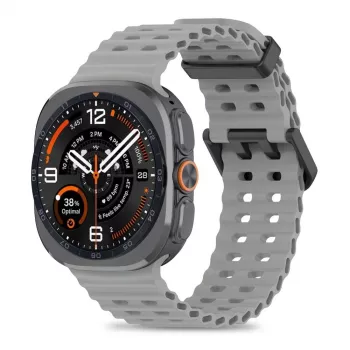 Tech-Protect Iconband Pro Cinturino in silicone per Samsung Galaxy Watch Ultra 1/2 47mm Grigio