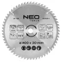 NEO TOOLS Lama circolare in metallo duro, 400 x 30 mm, 60 denti