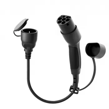AKYGA AK-SC-E28 Cavo adattatore da Type-2 a Schuko per caricabatterie EV 16A 0,3m nero