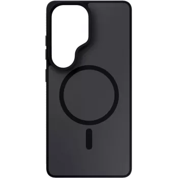 3MK Smoke MagCase per Samsung Galaxy S26 Ultra - nero traslucido opaco, MagSafe, Absorber175™ protezione antishock