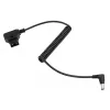 Newell Cavo a spirale D-Tap a DC 5,5x2,5mm, 90cm, nero