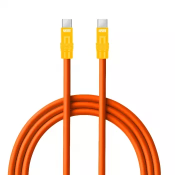 Newell cavo USB-C a USB-C 100W, 2m, silicone, arancione-giallo
