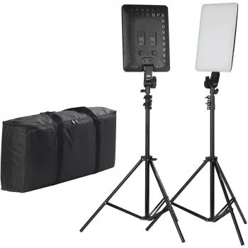 Quadralite Thea 450 kit luce LED da studio