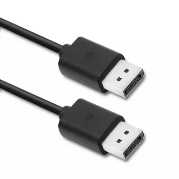 Qoltec cavo DisplayPort v1.2, connettore maschio a connettore maschio, 1,8 m, nero, 4K 60Hz