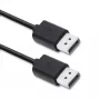 Qoltec cavo DisplayPort v1.2, connettore maschio a connettore maschio, 1,8 m, nero, 4K 60Hz