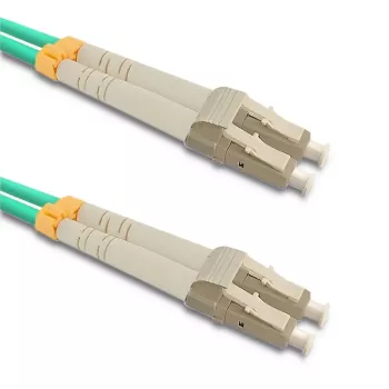 Qoltec cavo patch in fibra ottica multimodale duplex OM3 LC/UPC a LC/UPC 2,0 m turchese