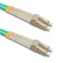 Qoltec cavo patch in fibra ottica multimodale duplex OM3 LC/UPC a LC/UPC 2,0 m turchese