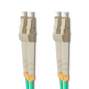 Qoltec cavo patch in fibra ottica multimodale duplex OM3 LC/UPC a LC/UPC 2,0 m turchese