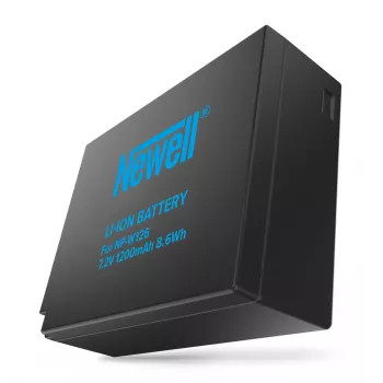 Newell NP-W126 batteria ricaricabile di ricambio per Fujifilm (7,2V, 1260mAh, Li-Ion)