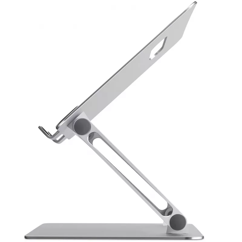 Camrock AP-2D supporto per laptop, 11–15,6 inch, regolabile in altezza e inclinazione, pieghevole, alluminio (CR4280)