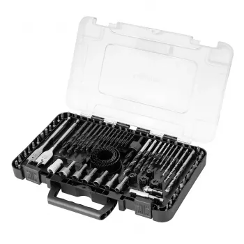 GRAPHITE set da 90 pezzi di chiavi a bussola e punte con cricchetti, metrico, acciaio cromo-vanadio