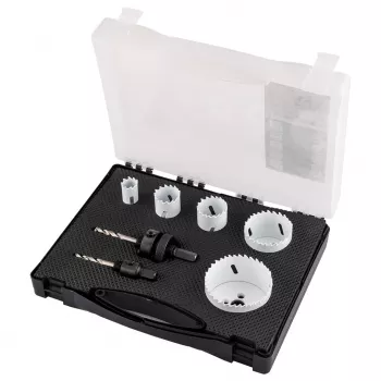 GRAPHITE set di seghe a tazza bimetal 19-68 mm, 7 pezzi
