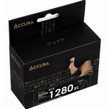 ACCURA AC-B1280BXL cartuccia d'inchiostro nera ad alta resa per Brother LC1280XLBK