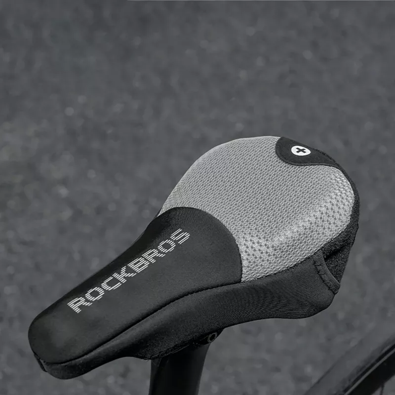 ROCKBROS Coprisella per bici con gel di silicone e imbottitura in memory foam, taglia S, nero