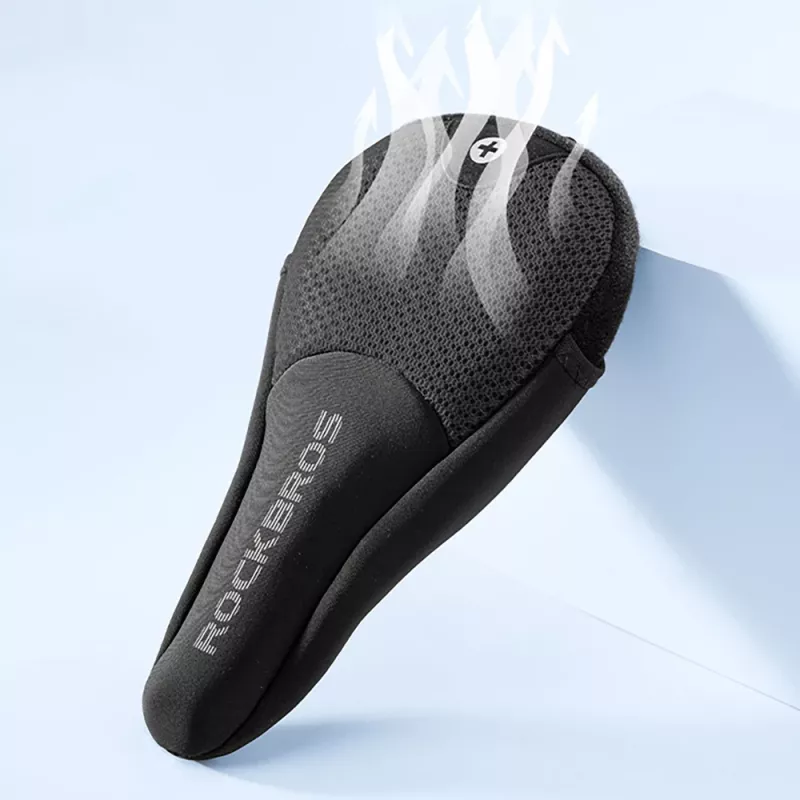 ROCKBROS Coprisella per bici con gel di silicone e imbottitura in memory foam, taglia S, nero
