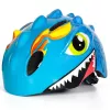 Wozinsky casco da bici per bambini, motivo drago, leggero, 50-54 cm, blu