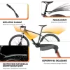 ROCKBROS DNB-890 Set parafanghi per bici per MTB 26-29 pollici - Nero